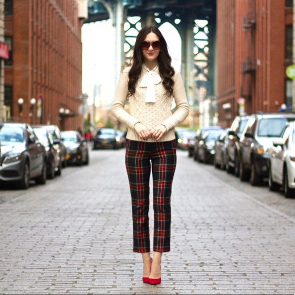J. CREW TARTAN PANTS